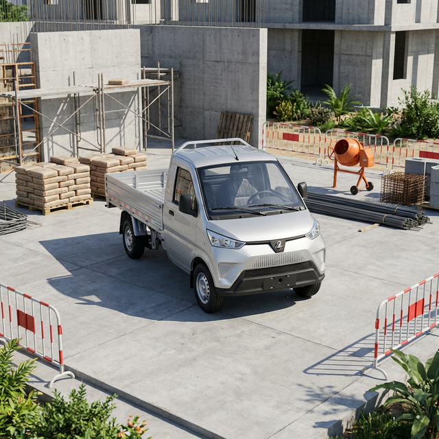 40 Minute Fast Charging Mini Truck New Energy Dongfeng G100P Flatbed Mini Truck Factory Direct Electric Light Truck