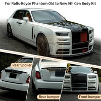 Kit de Carrocería Estilo MSY de 9.ª Generación para Rolls Royce Phantom 6-7.ª Generación (Modelo Antiguo), Conversión Facelift, Ensamblaje de Parachoques, Parrilla, Faros LED