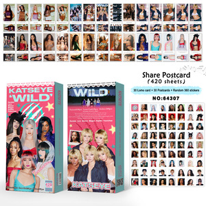 Ingrosso 420 pz/scatola Lomocards Katseye + Cartoline + Adesivi Kpop Katseye <span class=keywords><strong>Girls</strong></span> Group Photocard Carte Fotografiche da Collezione per i Fan - Product Image 3