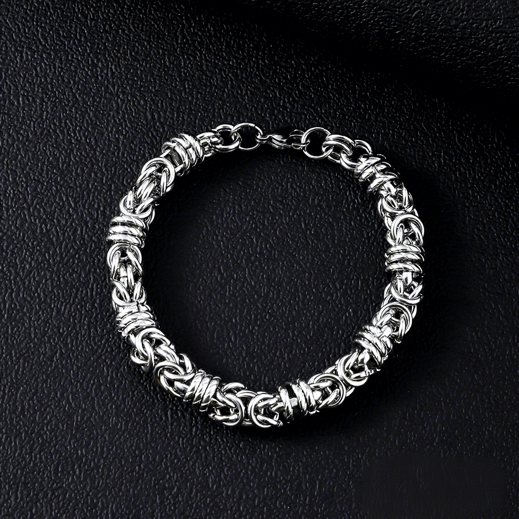 Bracelet fait main gravé 9mm