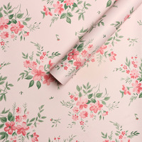 Kertas Pembungkus Bunga Grosir 20 Lembar/pak Desain Baru Kertas Kemasan Bunga Warna Kulit DIY Buket Hadiah Tahan Air Kertas Pembungkus Bunga Mewah