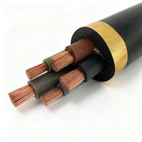 Cable de Alimentación Portátil con Revestimiento de Goma YC IP54, Conductor de Cobre Flexible, Sección Transversal de 1.0-400 mm, para Grúas Torre y Sitios de Minería