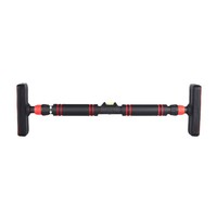Bar Pull-Up Pintu yang Dapat Disesuaikan 90-120cm, Baja Karbon, Pegangan Busa NBR, Tanpa Sekrup, Tahan Lama, Ramah Lingkungan, Untuk Penggunaan di Rumah, Penguatan Otot Tubuh Bagian Atas