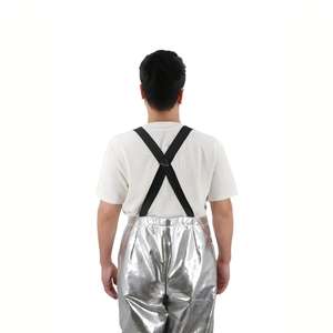 Production au four Anti-brûlure Aluminisé 500 Deg.C Combinaisons résistantes à la chaleur en fibre d'aramide à haute température isolées à la chaleur - Product Image 5