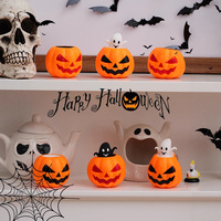 Décoration de bureau citrouille d'Halloween, ornement pour aménagement de scène de fête