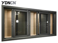 Ventana Corredera de Aluminio YDNCN, Diseño Horizontal Moderno y Simple, Resistente a Huracanes, Insonorizada, con Doble Vidrio y Eficiencia Energética