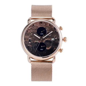 手表Oem 3 ATM防水日本石英机芯果酱唐安玫瑰金手表供应商不锈钢手表