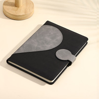 Cuaderno de Regalo de Alta Calidad con Logotipo Personalizado, A5/B5, Páginas Rayadas, Diario Académico con Hebilla, Papelería de Oficina, Cuaderno de Cuero PU