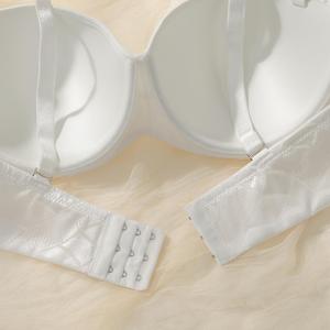 <span class=keywords><strong>Reggiseno</strong></span> <span class=keywords><strong>mezza</strong></span> <span class=keywords><strong>coppa</strong></span> con ferretto da donna Lingerie Push up che migliora e Lifting <span class=keywords><strong>reggiseno</strong></span> comodo senza cuciture per donna taglie forti - Product Image 5