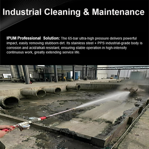 Pompe à haute pression ultra-longue portée par jet de 25 m, IPUM nouvelle génération, spécialiste de <span class=keywords><strong>nettoyage</strong></span> industriel portable pour lavage professionnel - Product Image 4