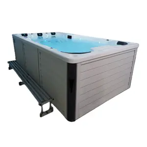 厂家批发3.98米游泳水疗过滤器热水浴缸游泳池水疗浴缸