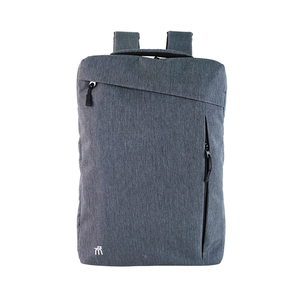 Minimalist Grey Tech <b>Backpack</b> – 180° Full Open Compartment, Dedicated Laptop Sleeve & Secure <b>Strap</b> System for Daily Commute - Product Image 1