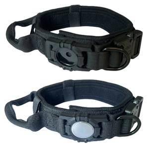 Collier de chien tactique robuste de haute qualité nouveau Design Buck en métal en nylon solide avec GPS et support d'airtag - Product Image 1