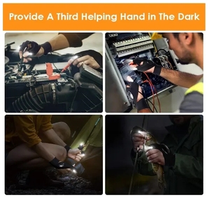 <strong>Fish</strong> Camping Luminous Led <strong>Flashlight</strong> Ofishing Racing Gloves Work Other Sports Gloves <strong>Fish</strong> Fingerless Household Fishing Gloves - Product Image 4