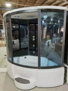Phòng xông hơi hơi nước lớn mới nhất, có vòi sen và bồn tắm massage <span class=keywords><strong>spa</strong></span> với bồn tắm nước nóng xoáy - Product Image 5