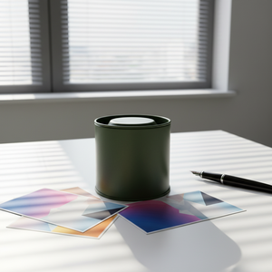 Boîtes en métal rondes mates vert armée personnalisées en gros, <span class=keywords><strong>de</strong></span> qualité alimentaire, avec couvercles, pour bougies et emballages <span class=keywords><strong>de</strong></span> thé. - Product Image 4