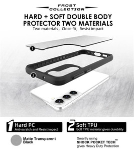 ฝาครอบโทรศัพท์พีซีแบบโปร่งแสงสำหรับซัมซุงกาแล็คซี่ S23+ S24 S26 S25Edge S23Ultra <span class=keywords><strong>S22FE</strong></span> S23Plus กันกระแทกเปลือกกันชนแบบนุ่ม - Product Image 4