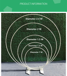 Outdoor <b>Wedding</b> Props Suppliers Reusable Removable Iron Decoration Arbor Metal Balloon Round <b>Wedding</b> Arch <b>Frame</b> - Product Image 5