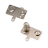 Ressort de contact de pile et bouton solide pour piles CR2 AA, compatible avec la fente de pile PC, équivalent standard industriel 1:1 JIATEL