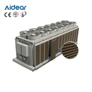 Unidad de condensación de enfriador seco de compresor tipo V Capacidad de 50KW para cámara frigorífica