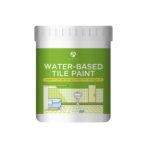 Vernice Acrilica a Base d'Acqua per <span class=keywords><strong>Piastrelle</strong></span> in Ceramica, <span class=keywords><strong>Rivestimento</strong></span> Impermeabile Bicomponente per <span class=keywords><strong>Bagno</strong></span>, Vasca e Lavandino, Cambia Colore - Product Image 1