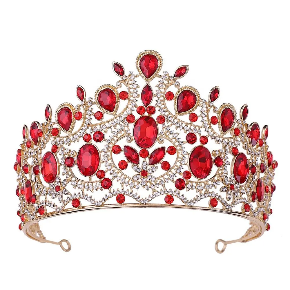 Kostenlose benutzer definierte gemischte Silber verstellbare Festzug Königin Gewinner Kronen Gold Miss Wort Tiara Krone