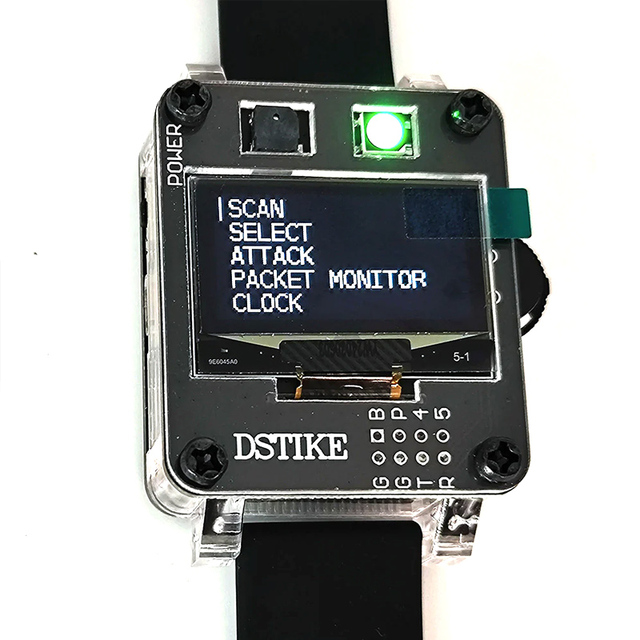 DSTIKE Deauther Watch X ESP8266 Development Watch for IoT Security Testing PCBA Manufacturer Expert