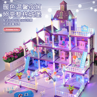 Maison de poupée 3D pour kit de villa de maison de poupée DIY, maison de jeu, figurines, meubles, accessoires, ensemble cadeau pour enfants