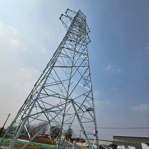 Tour en treillis angulaire en acier pour ligne de transmission électrique, haute performance, prix le plus avantageux, vente en gros d'usine - Product Image 1