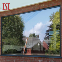 Ventanas Fijas Tradicionales Insonorizadas de Aleación de Aluminio con Malla de Acero Inoxidable para Supermercados, Casas y Restaurantes
