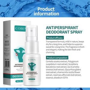 OEM ODM 20ml Eliminación de olor corporal Spray Eliminar axila Mal olor corporal <span class=keywords><strong>Antitranspirante</strong></span> Eliminar desodorante Desodorante Body Spray - Product Image 3