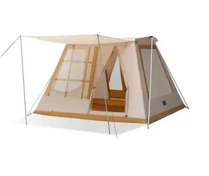 Высококачественная и новый дизайн палатка для кемпинга на открытом воздухе с двумя дверцами для пеших прогулок
