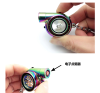 Briquet électrique en plastique à télécommande pas cher, allumage USB mini, pour fêtes, rechargeable