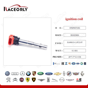 Bobina de Encendido RACEORLY 07K905715G Negra para <span class=keywords><strong>VW</strong></span> Audi 2.0T FSI TSI Golf Jetta Passat A3 A4 Q5 2005-2016 - Product Image 3