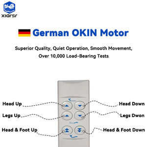 Cadre de lit en fer squelette électrique pour une personne seule avec moteur intelligent télécommande Design moderne pour une utilisation en hôtel - Product Image 4
