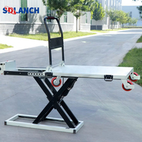 Carretilla de elevación industrial, carro de plataforma para invernadero, carretilla eléctrica hidráulica con capacidad de carga de 70 kg, construcción de acero, para compras