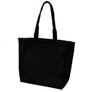 กระเป๋าผ้าฝ้ายแบบพับได้ รีไซเคิลได้ เป็นมิตรกับสิ่งแวดล้อม ความหนา 300+ GSM  ปรับแต่งการพิมพ์และขนาดได้ เหมาะสำหรับการช้อปปิ้งและการเดินทางเบาๆ - Product Image 1