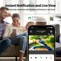 Station d'alimentation pour oiseaux intelligente WiFi étanche IP66 pour jardin extérieur avec caméra 4K UHD et vision nocturne couleur
