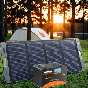 Портативная зарядная станция Best Buy 2400 Вт с двунаправленной зарядкой, большой емкостью LiFePO4, MPPT, для солнечных панелей, пусковое устройство для автомобиля, уличный фонарь - Product Image 1