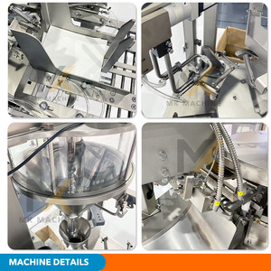 Machine d'emballage entièrement automatique pour sachets préformés Doypack, pour poudre de vanille, <span class=keywords><strong>sel</strong></span>, <span class=keywords><strong>sucre</strong></span>, avec fermeture à glissière - Product Image 4