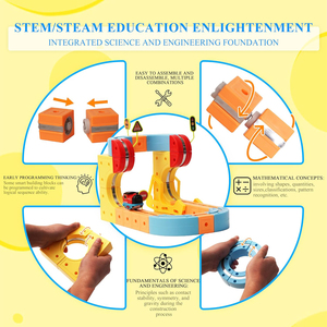 Ensemble <span class=keywords><strong>de</strong></span> <span class=keywords><strong>train</strong></span> <span class=keywords><strong>électrique</strong></span> magique 88 pièces pour enfants, circuit <span class=keywords><strong>de</strong></span> <span class=keywords><strong>train</strong></span> <span class=keywords><strong>électrique</strong></span> magnétique 3D, blocs <span class=keywords><strong>de</strong></span> construction, jouet d'angle pour enfants - Product Image 3