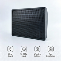 Moniteur de scène professionnel en forme de cale, enceinte de monitoring passive pour spectacles en direct, KTV, bars et concerts