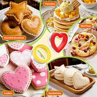 Coupe-sandwich et scelleur, appareil à sandwichs, appareil à décroûter les sandwichs, appareil à crêpes, emporte-pièces DIY, moule de pressage