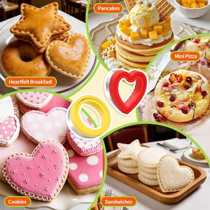 Coupe-sandwich et scelleur, appareil à sandwichs, appareil à décroûter les sandwichs, appareil à crêpes, emporte-pièces DIY, moule <span class=keywords><strong>de</strong></span> pressage - Product Image 2