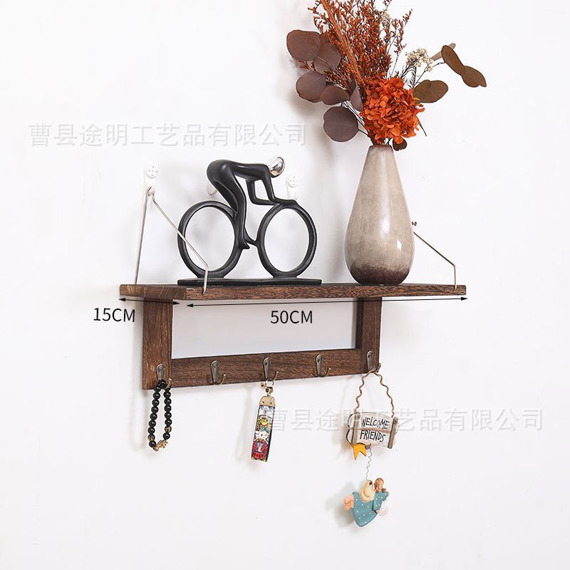 New Chinese style baked enamel retro hook design, 50x15