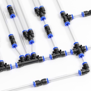 Sanya Push To Connect Fittings 3/8 Inch Plastic Stainless Steel <b>Quick</b> <b>Connector</b> Kit For Pneumatic System - Product Image 3