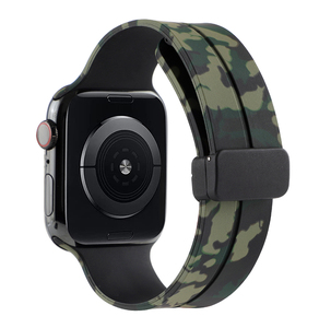 <span class=keywords><strong>Correa</strong></span> de reloj de silicona de <span class=keywords><strong>camuflaje</strong></span> con cierre plegable magnético para iwatch 3/4/5/6/7/8/<span class=keywords><strong>correa</strong></span> de silicona de <span class=keywords><strong>camuflaje</strong></span> ultra - Product Image 6