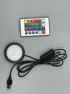 <span class=keywords><strong>Rgb</strong></span> 3W siêu mỏng 5V USB <span class=keywords><strong>LED</strong></span> ánh sáng ban đêm điều khiển từ xa đèn bàn với 3D in mô hình cho DIY Tủ Sách & Tủ gỗ đèn - Product Image 5