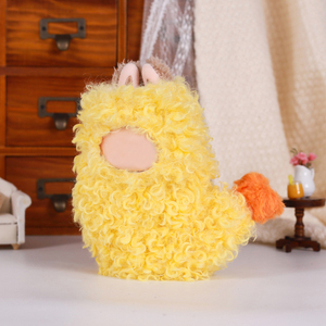 Mới cho 15-17cm labubu quần áo: Tempura chiên Tôm Dễ Thương màu vàng sang trọng Jumpsuit trang phục, ngồi bên búp bê Quần áo phụ kiện - Product Image 3