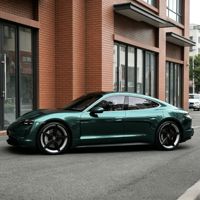 Film de protection auto-réparateur PET vert métallisé brillant anti-rayures pour changement de couleur et protection de peinture automobile